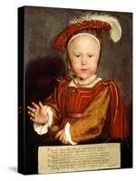 Portrait of Edward VI as a Child-Hans Holbein the Younger-Stretched Canvas