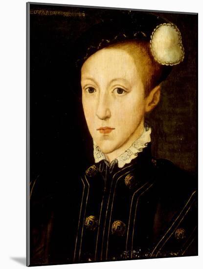 Portrait of Edward VI-William Scrots-Mounted Giclee Print