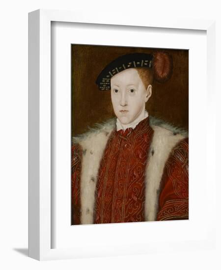 Portrait of Edward VI-Guillaume Scrots-Framed Giclee Print