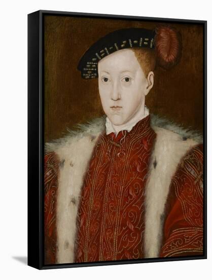 Portrait of Edward VI-Guillaume Scrots-Framed Stretched Canvas