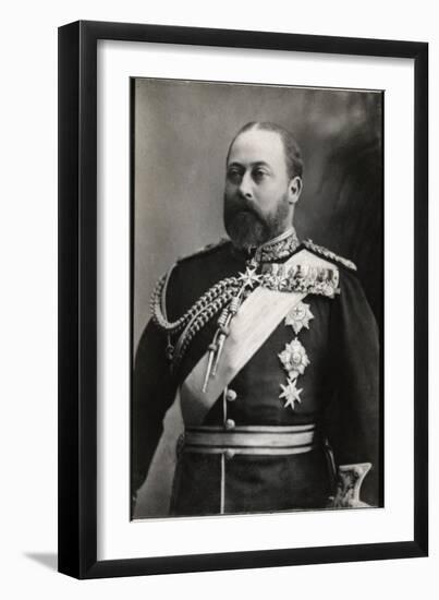 Portrait of Edward VII of the United Kingdom (1841-1910)-French Photographer-Framed Giclee Print