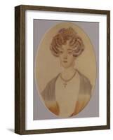 Portrait of Ekaterina Nikolayevna Goncharova (1809-184), End of 1820S-Early 1830S-null-Framed Giclee Print