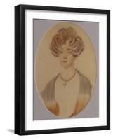 Portrait of Ekaterina Nikolayevna Goncharova (1809-184), End of 1820S-Early 1830S-null-Framed Giclee Print