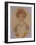 Portrait of Ekaterina Nikolayevna Goncharova (1809-184), End of 1820S-Early 1830S-null-Framed Giclee Print