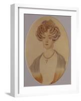 Portrait of Ekaterina Nikolayevna Goncharova (1809-184), End of 1820S-Early 1830S-null-Framed Giclee Print