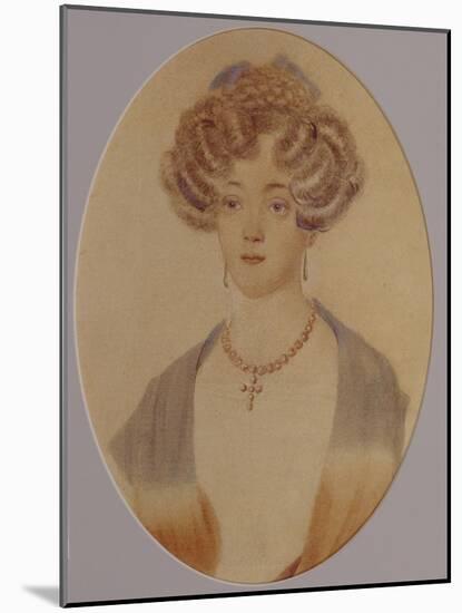 Portrait of Ekaterina Nikolayevna Goncharova (1809-184), End of 1820S-Early 1830S-null-Mounted Giclee Print