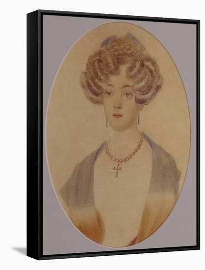 Portrait of Ekaterina Nikolayevna Goncharova (1809-184), End of 1820S-Early 1830S-null-Framed Stretched Canvas