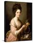 Portrait of Eleanor, Countess of Lauderdale, C.1780-81 (Oil on Canvas)-Angelica Kauffman-Stretched Canvas