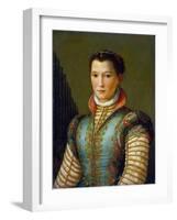 Portrait of Eleanor of Toledo, 1560S-Alessandro Allori-Framed Giclee Print