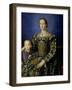 Portrait of Eleanor of Toledo and Her Son, Giovanni de Medici, c.1544-45-Agnolo Bronzino-Framed Giclee Print