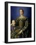 Portrait of Eleanor of Toledo and Her Son, Giovanni de Medici, c.1544-45-Agnolo Bronzino-Framed Giclee Print