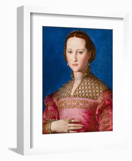 Portrait of Eleanor of Toledo, c.1543-Agnolo Bronzino-Framed Giclee Print