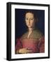 Portrait of Eleanor of Toledo, Wife of Grand Duke Cosimo I De' Medici, C1545-Agnolo Bronzino-Framed Giclee Print