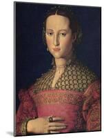 Portrait of Eleanor of Toledo, Wife of Grand Duke Cosimo I De' Medici, C1545-Agnolo Bronzino-Mounted Giclee Print