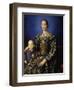 Portrait of Eleanor of Toledo with Her Son Giovanni, Ca 1545-Agnolo Bronzino-Framed Giclee Print