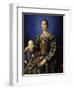 Portrait of Eleanor of Toledo with Her Son Giovanni, Ca 1545-Agnolo Bronzino-Framed Giclee Print