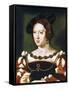 Portrait of Eleanor, Queen of France, C1530-1540-Joos Van Cleve-Framed Stretched Canvas