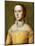 Portrait of Eleanora D'Este, Half-Length, Wearing a Gold Dress-Alessandro Allori-Mounted Giclee Print