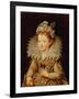 Portrait of Eleonora De Gonzaga Mantua (1598-1655) as a Child-Frans II Pourbus-Framed Giclee Print