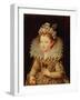 Portrait of Eleonora De Gonzaga Mantua (1598-1655) as a Child-Frans II Pourbus-Framed Giclee Print