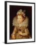 Portrait of Eleonora De Gonzaga Mantua (1598-1655) as a Child-Frans II Pourbus-Framed Giclee Print