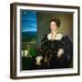 Portrait of Eleonora Gonzaga, 1537 circa (Oil on Canvas)-Titian (c 1488-1576)-Framed Giclee Print