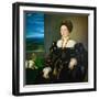 Portrait of Eleonora Gonzaga, 1537 circa (Oil on Canvas)-Titian (c 1488-1576)-Framed Giclee Print