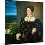 Portrait of Eleonora Gonzaga, 1537 circa (Oil on Canvas)-Titian (c 1488-1576)-Mounted Giclee Print