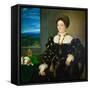 Portrait of Eleonora Gonzaga, 1537 circa (Oil on Canvas)-Titian (c 1488-1576)-Framed Stretched Canvas