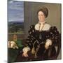 Portrait of Eleonora Gonzaga Della Rovere, 1536 (Oil on Canvas)-Titian (c 1488-1576)-Mounted Giclee Print