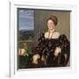 Portrait of Eleonora Gonzaga Della Rovere, 1536 (Oil on Canvas)-Titian (c 1488-1576)-Framed Giclee Print