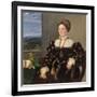 Portrait of Eleonora Gonzaga Della Rovere, 1536 (Oil on Canvas)-Titian (c 1488-1576)-Framed Giclee Print