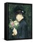 Portrait of Eleonora Tommasi-Silvestro Lega-Framed Stretched Canvas