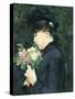 Portrait of Eleonora Tommasi-Silvestro Lega-Stretched Canvas