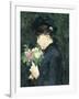 Portrait of Eleonora Tommasi-Silvestro Lega-Framed Giclee Print