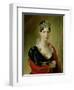 Portrait of Elisa Baciocchi-Joseph Franque-Framed Giclee Print