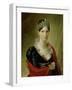 Portrait of Elisa Baciocchi-Joseph Franque-Framed Giclee Print