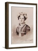 Portrait of Elisa Bonaparte-Louis Dupré-Framed Giclee Print