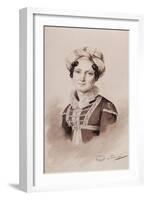 Portrait of Elisa Bonaparte-Louis Dupré-Framed Giclee Print