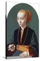 Portrait of Elisabeth Bellinghausen, 1538-39-Bartholomaeus Bruyn-Stretched Canvas
