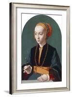 Portrait of Elisabeth Bellinghausen, 1538-39-Bartholomaeus Bruyn-Framed Giclee Print