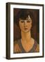 Portrait of Elisabeth Fuss-Amore-Amedeo Modigliani-Framed Premium Giclee Print