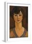 Portrait of Elisabeth Fuss-Amore-Amedeo Modigliani-Framed Premium Giclee Print