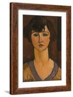 Portrait of Elisabeth Fuss-Amore-Amedeo Modigliani-Framed Giclee Print