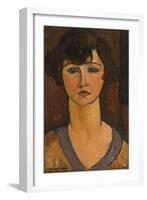 Portrait of Elisabeth Fuss-Amore-Amedeo Modigliani-Framed Giclee Print