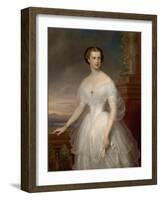 Portrait of Elisabeth of Bavaria-Franz Schrotzberg-Framed Giclee Print