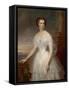 Portrait of Elisabeth of Bavaria-Franz Schrotzberg-Framed Stretched Canvas