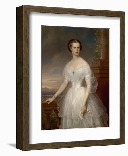 Portrait of Elisabeth of Bavaria-Franz Schrotzberg-Framed Giclee Print