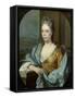 Portrait of Elisabeth Van Riebeeck, Daughter of Abraham Van Riebeeck, Wife of Gerard Van Oosten-Nicolaas Verkolje-Framed Stretched Canvas