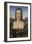 Portrait of Elisabetta Gonzaga (1471-152)-Raphael-Framed Giclee Print